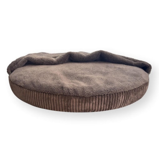 Legowisko z kapturem VIGO, 90 cm, Ciemny Brąz