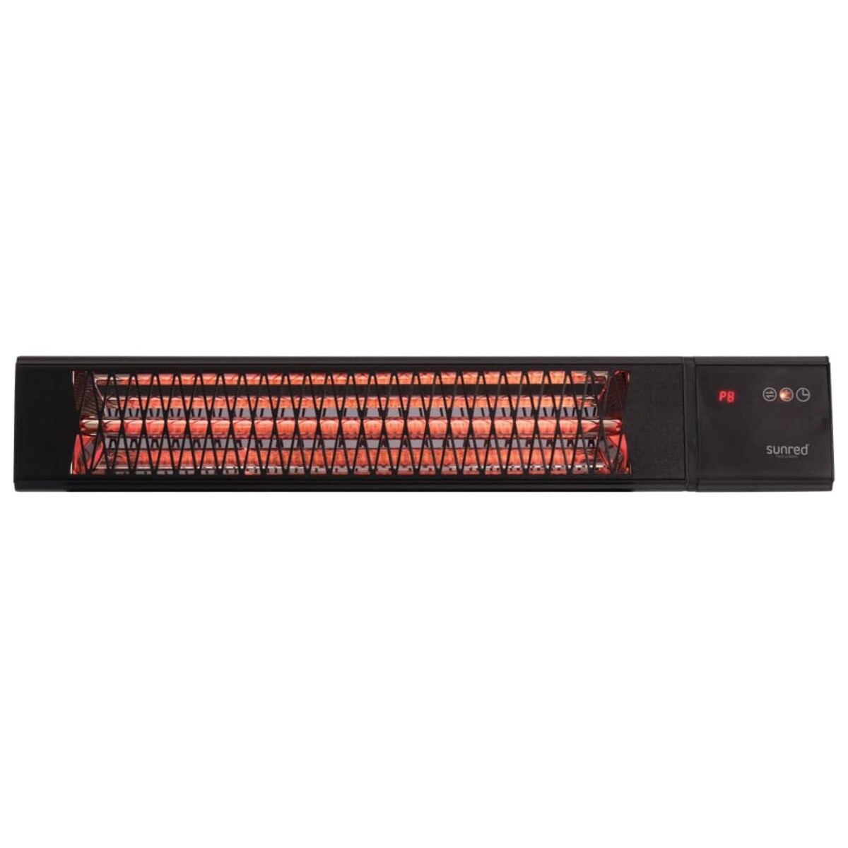 Sunred Grzejnik tarasowy ścienny Royal Diamond Smart Dark, 2500 W