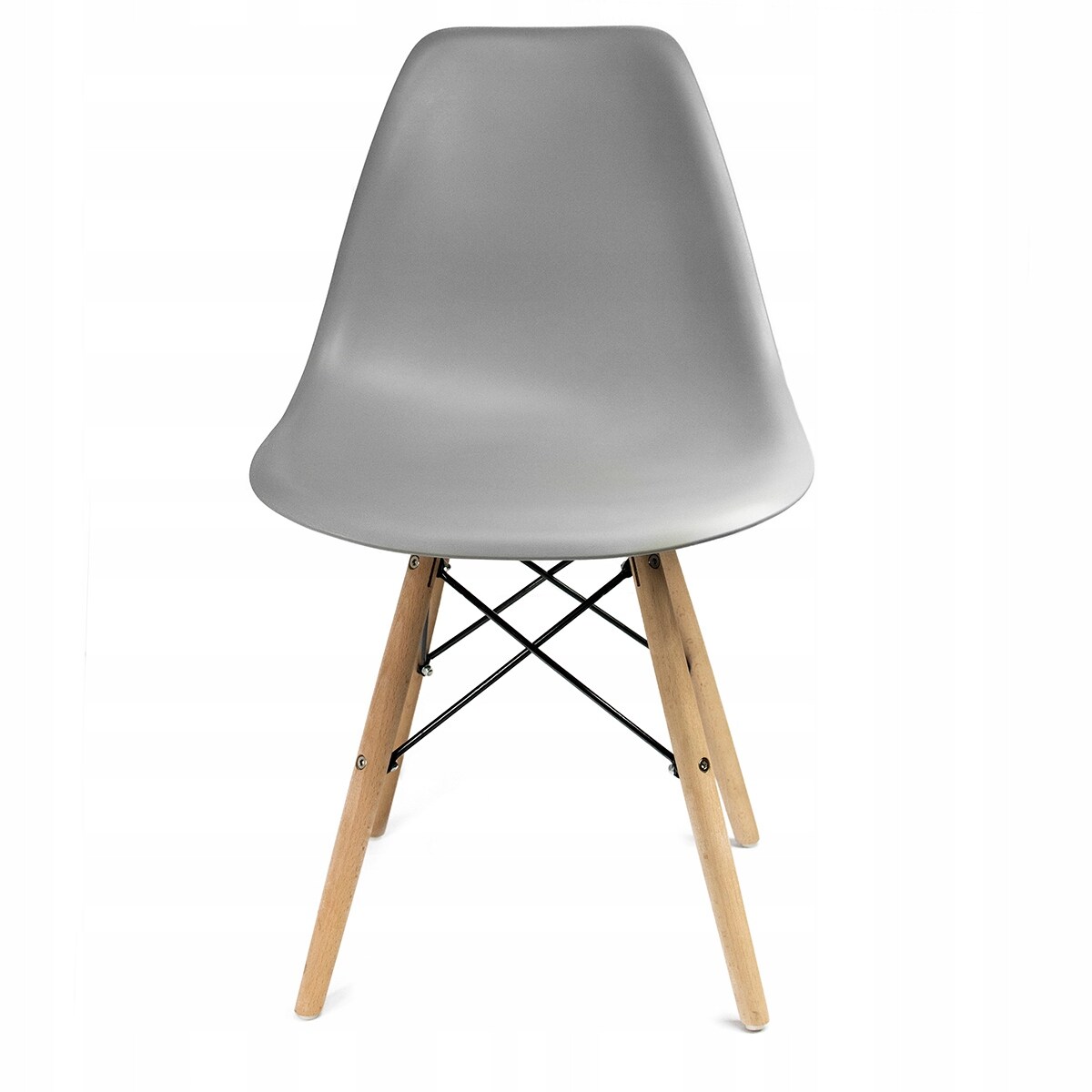 4 X Krzesło Do Jadalni Kuchni Stołu Zestaw Komplet Szare (Ikeabox)