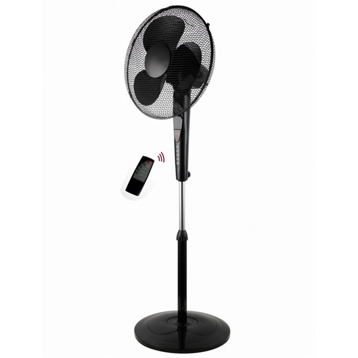 Klausberg wentylator podłogowy z pilotem i timerem 40cm 50w KB7476