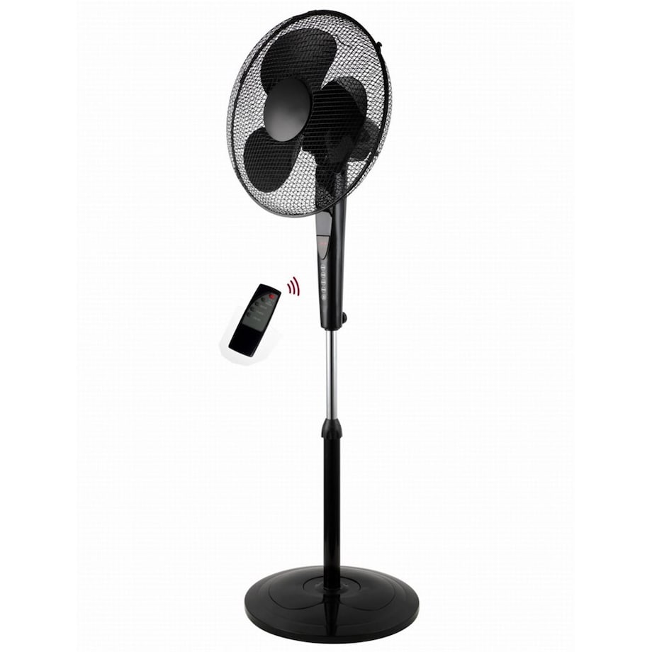 Klausberg wentylator podłogowy z pilotem i timerem 40cm 50w KB7476