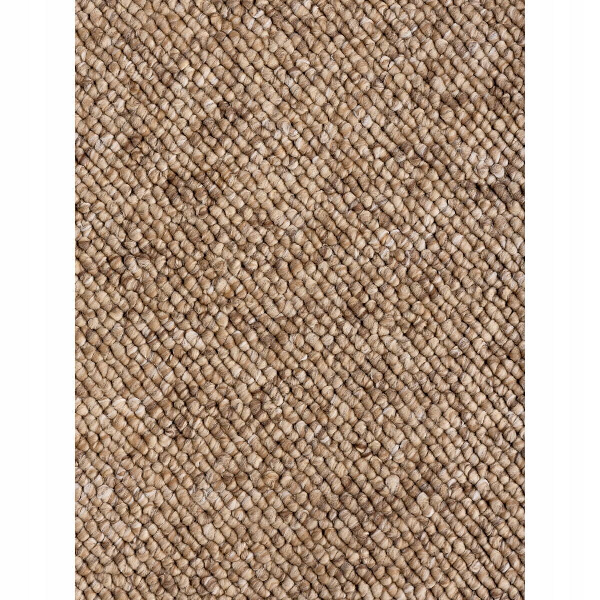 Dywan płasko tkany do salonu 80x150cm, brązowa pętelka