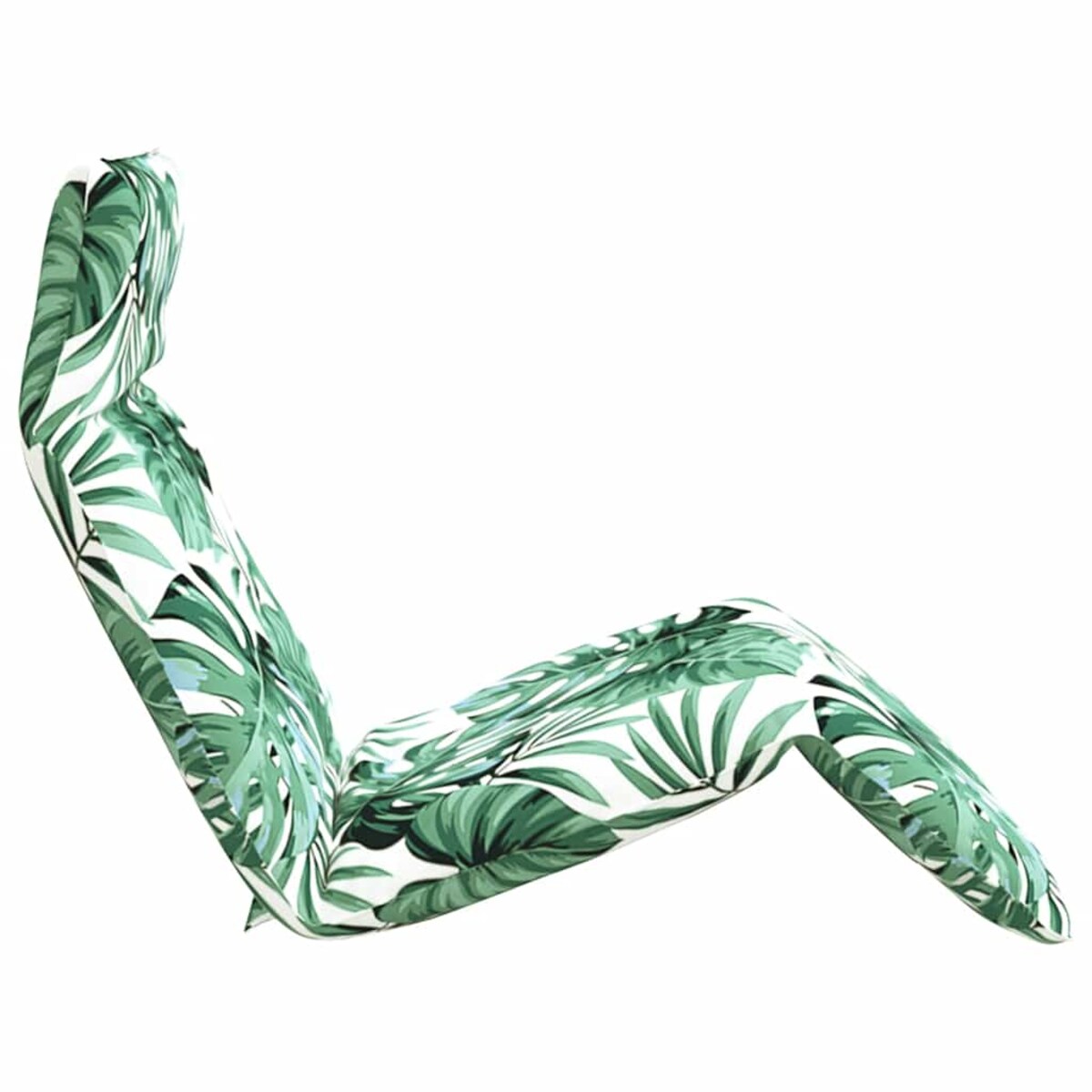 vidaXL Leżak składany wzór liścia 175x54x8,5 cm tkanina Oxford