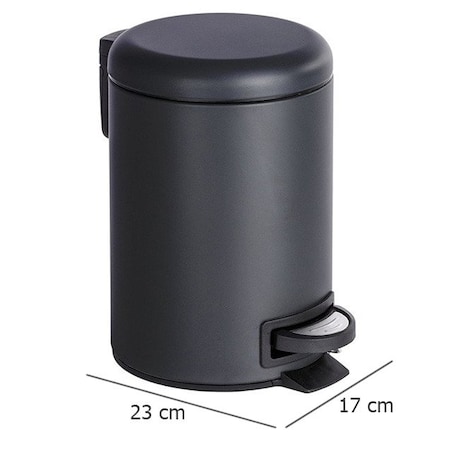 Kosz łazienkowy LEMAN MATT, pojemnik na śmieci, 3 l, WENKO