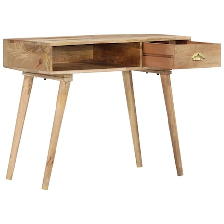 vidaXL Stolik konsolowy, 90x45x75 cm, lite drewno mango