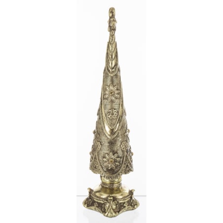 Dekoracja - choinka złota 38x8,5x8,5 cm HETTAR