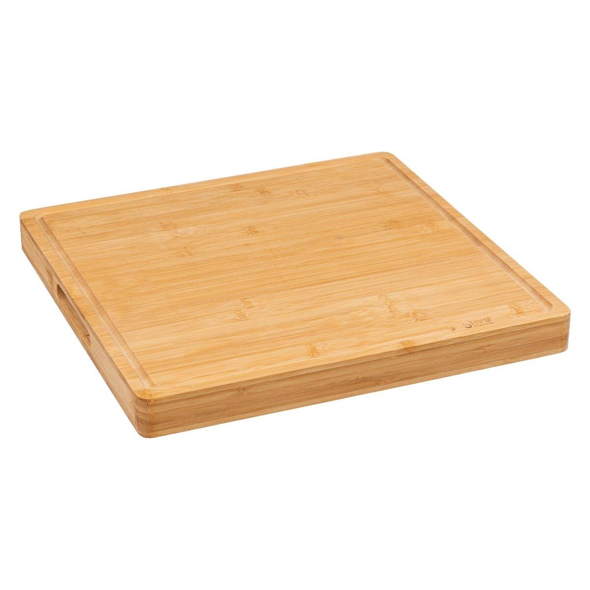 Bambusowa deska do krojenia, gruba, kwadratowa, 37 x 37 x 3,5 cm