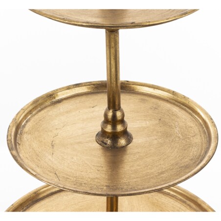 Patera 4-poziomowa, 100x40x40 cm złota