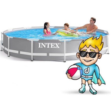 Basen ogrodowy stelażowy Intex 366x76 26710 6w1