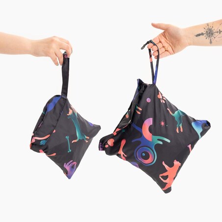 Płaszcz przeciwdeszczowy dla psa Psychodelia - Rozmiar: M