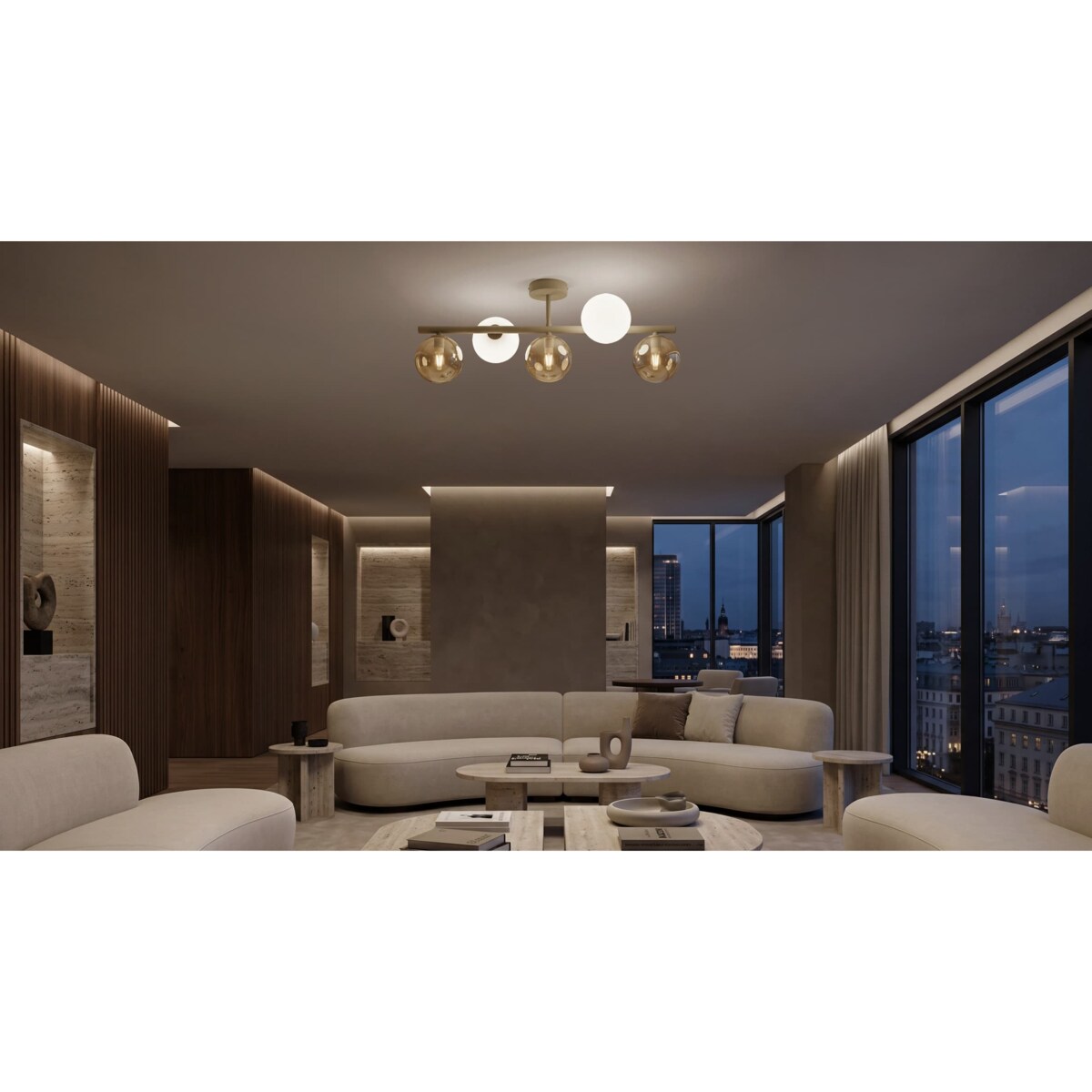 Lampa sufitowa K-5858 z serii LEMO