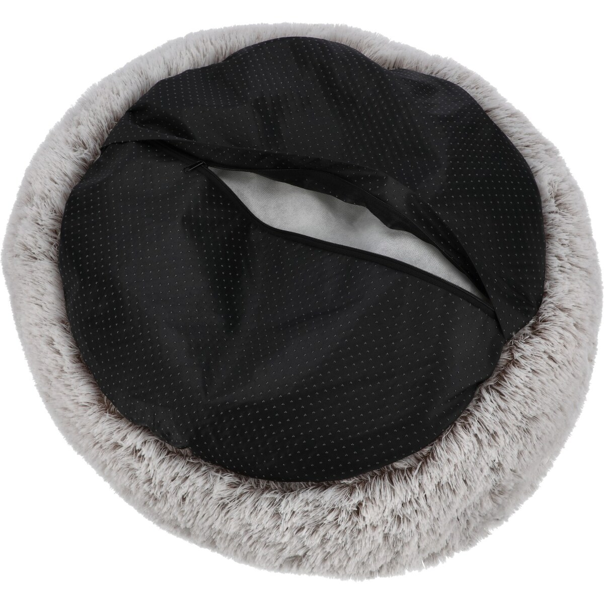 Pluszowe legowisko dla zwierząt okrągłe