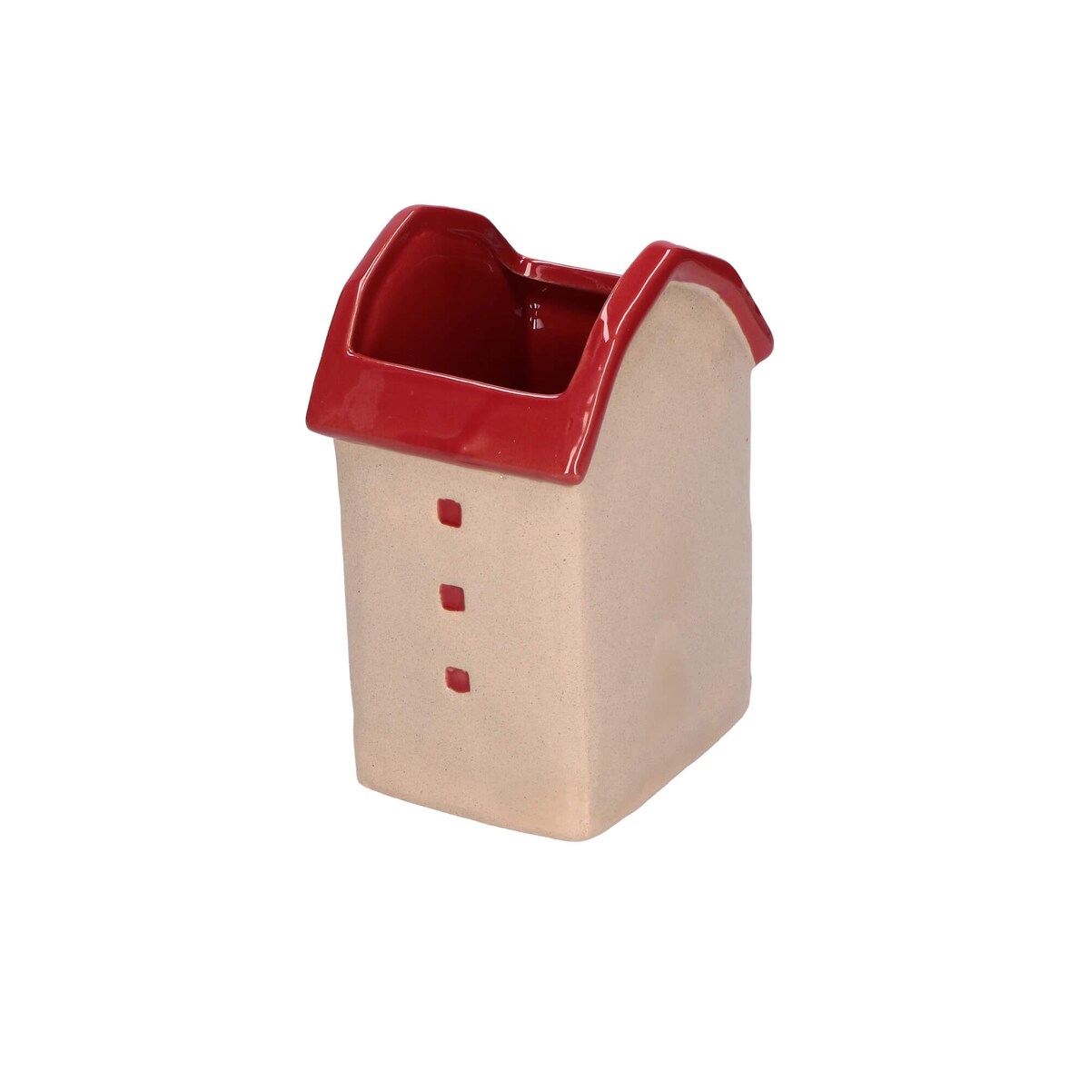 Zestaw 2 osłonek na doniczkę w kształcie domku Dicasa