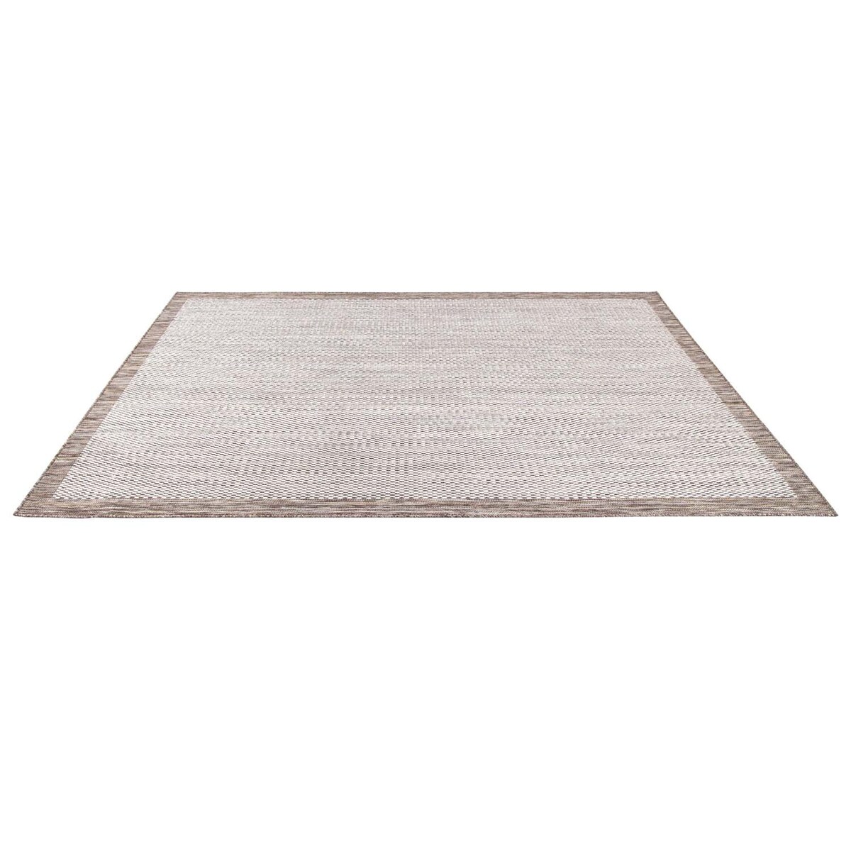 Dywan na zewnątrz i do wnętrz ramka Sunny 4700 Beż Krem 60x110