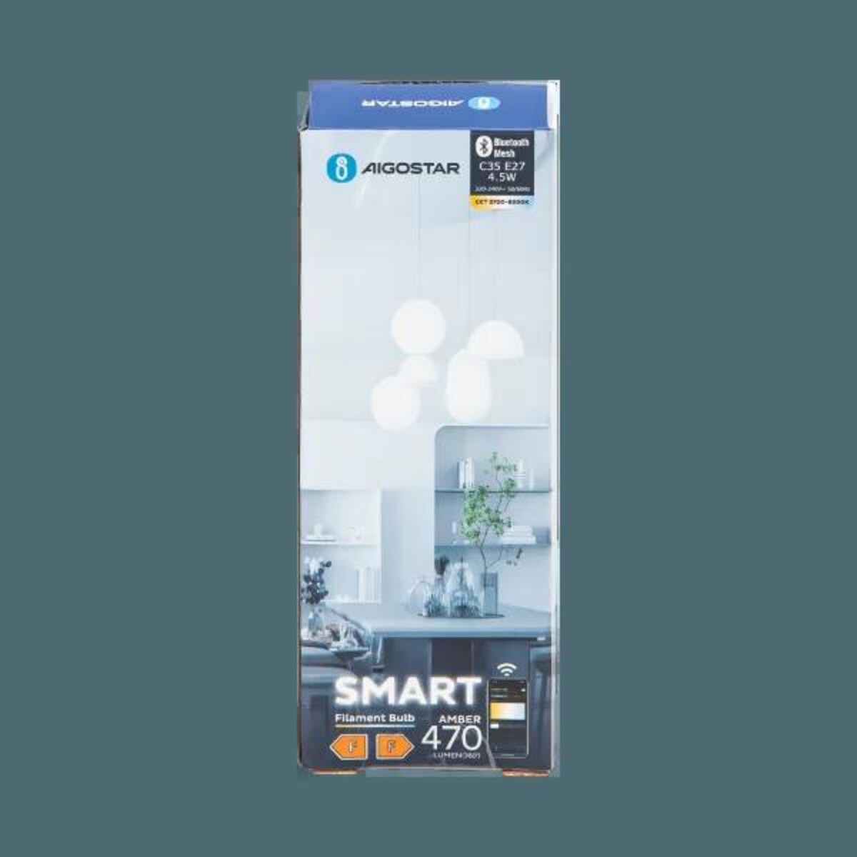 inteligentna żarówka bluetooth mesh g45 4.5w cct