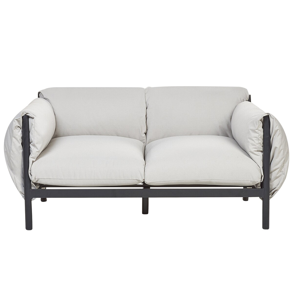 Sofa ogrodowa dla 2 osób ESPERIA Metal Szary