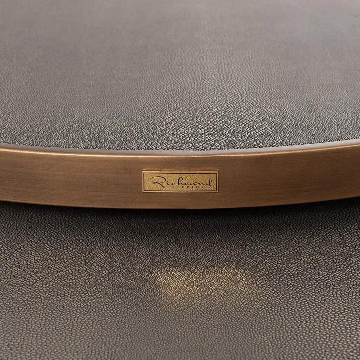 Elegancki stolik kawowy Bloomville 7523 Richmond Interiors klasyczny metalowy złoty