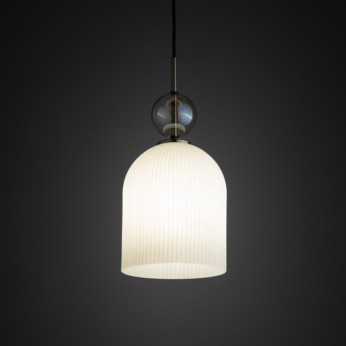 Lampa Wisząca Tk Lighting Sophia Big E27 Biały Klosz Koniakowa Kulka E27