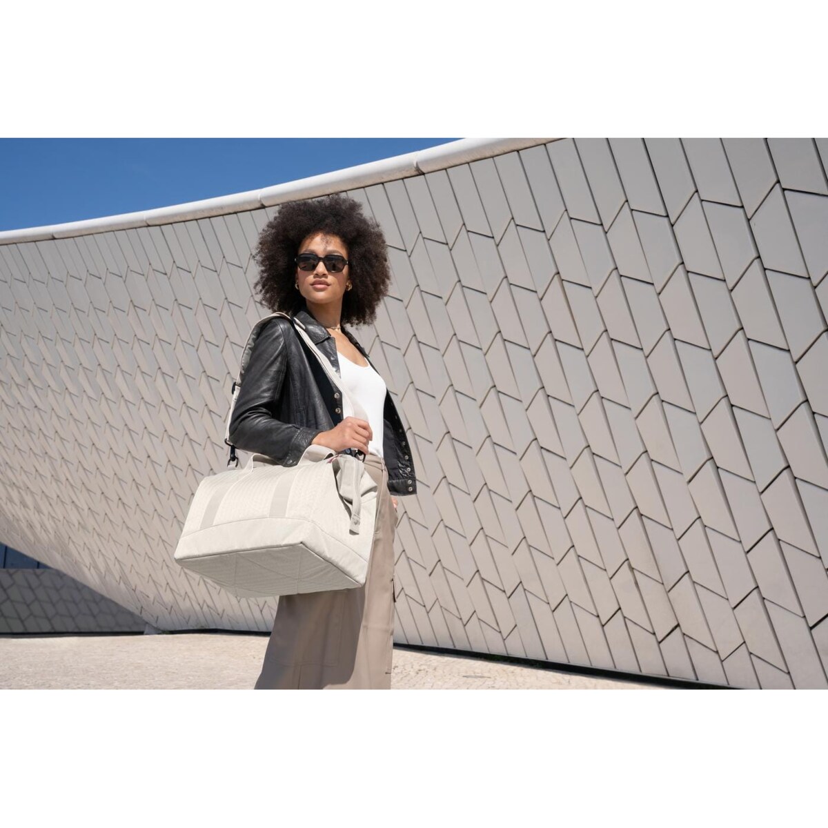 Torba ALLROUNDER M, herringbone sand