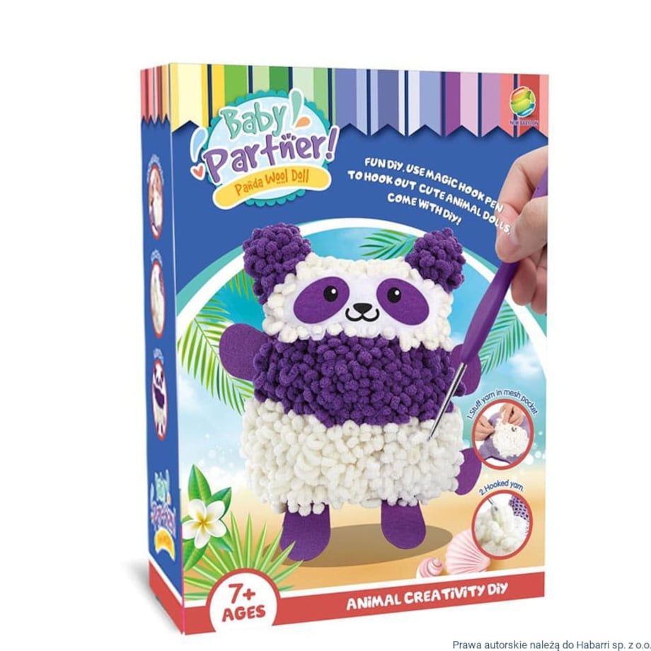 Szydełkowanie - Poduszka miś