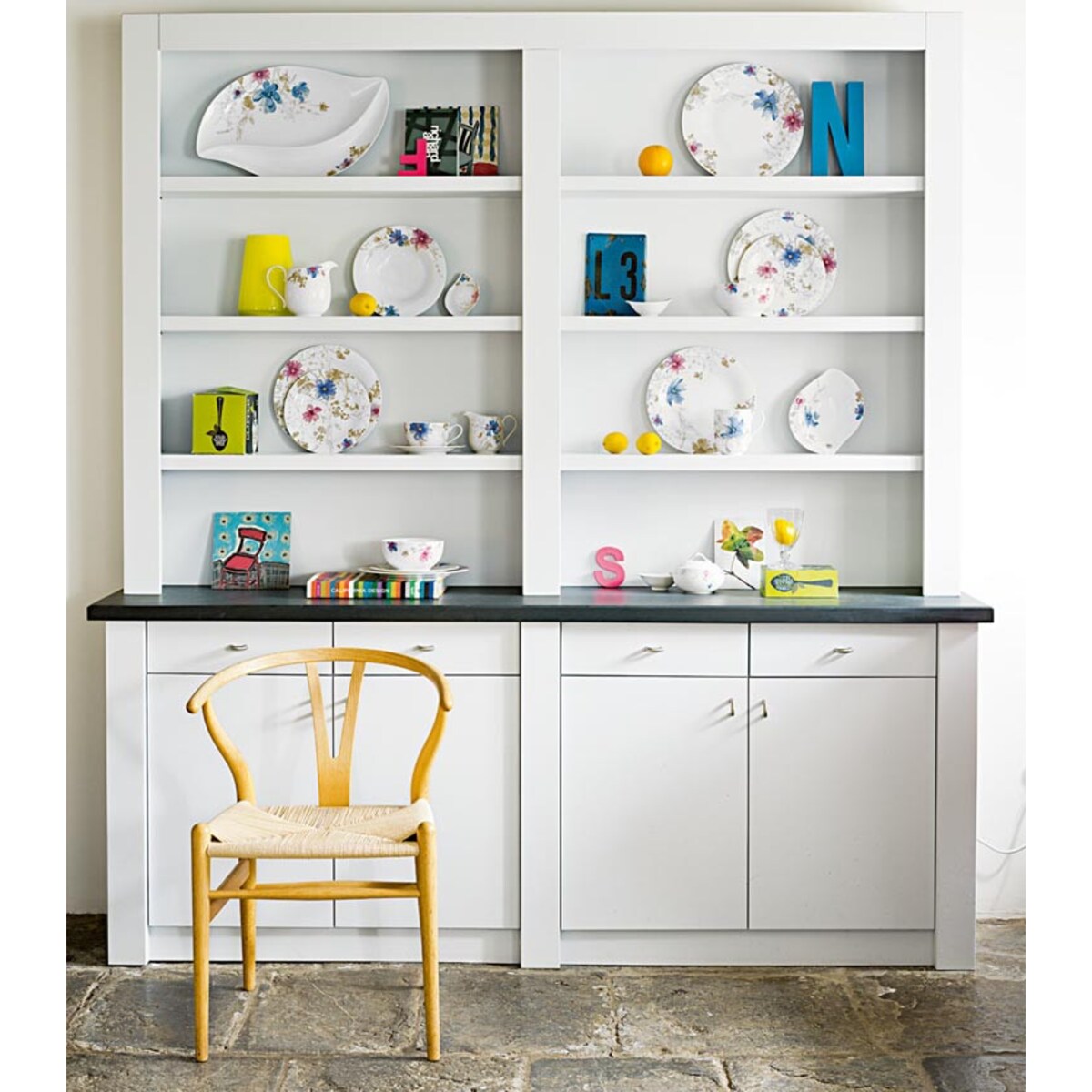 Talerz sałatkowy Mariefleur Gris, 21 cm, Villeroy & Boch