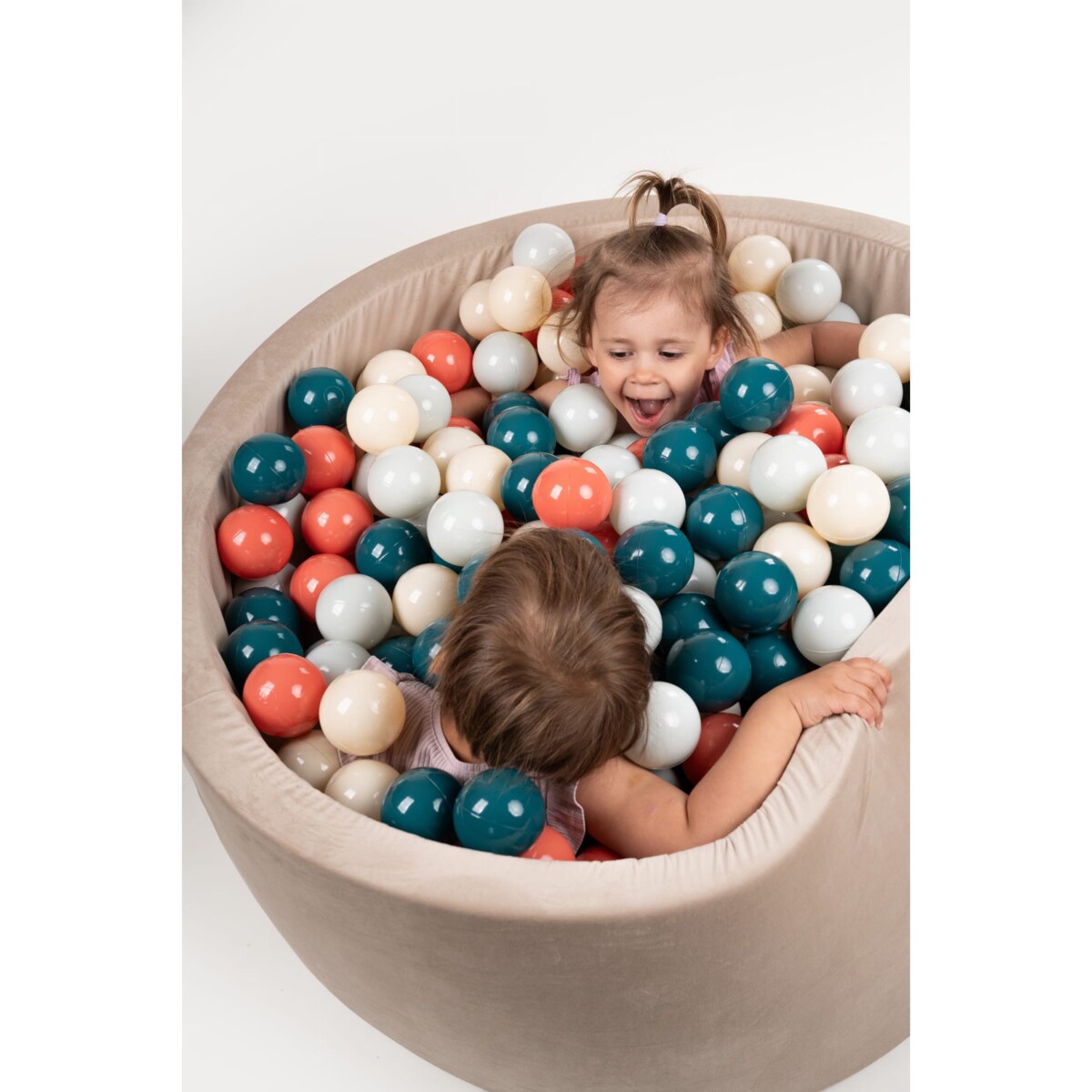 Suchy basen 30x90 - beżowy + 300 piłek MORSKIE