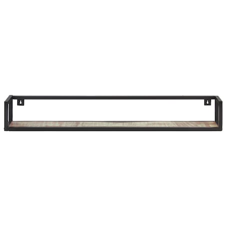 vidaXL Półki ścienne, 2 szt., 120 cm, lite drewno z odzysku