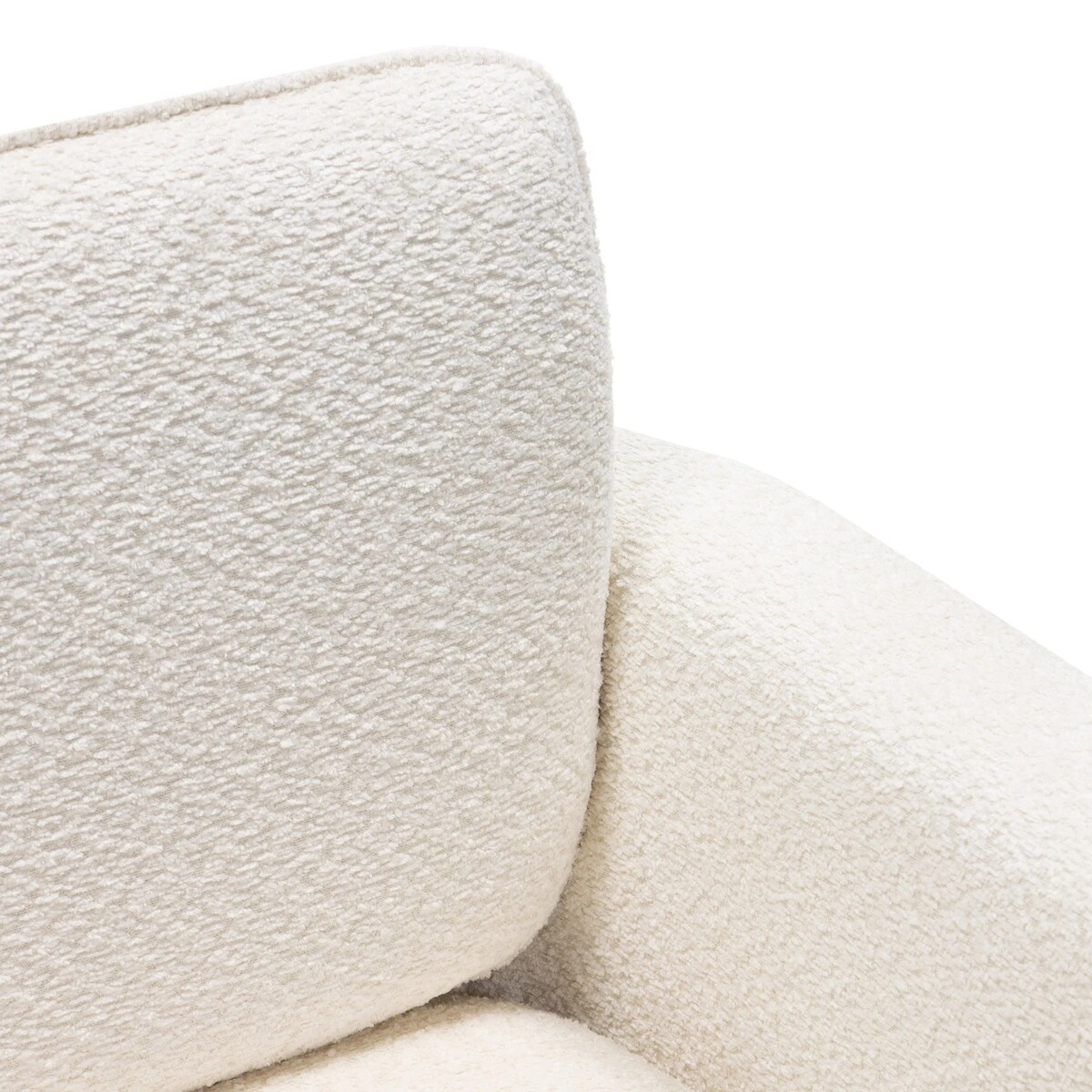 Krzesło tapicerowane CAMPINO białe 94,5x75x75 cm