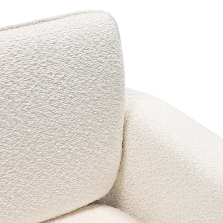 Krzesło tapicerowane CAMPINO białe 94,5x75x75 cm