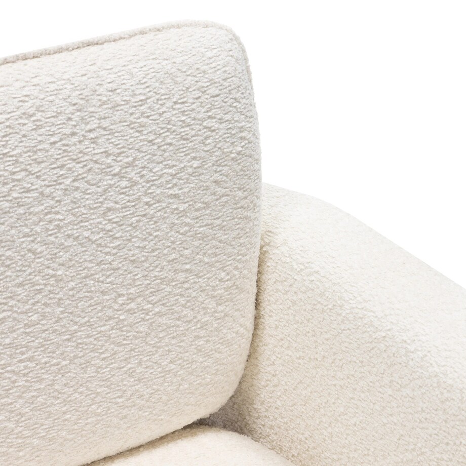 Krzesło tapicerowane CAMPINO białe 94,5x75x75 cm