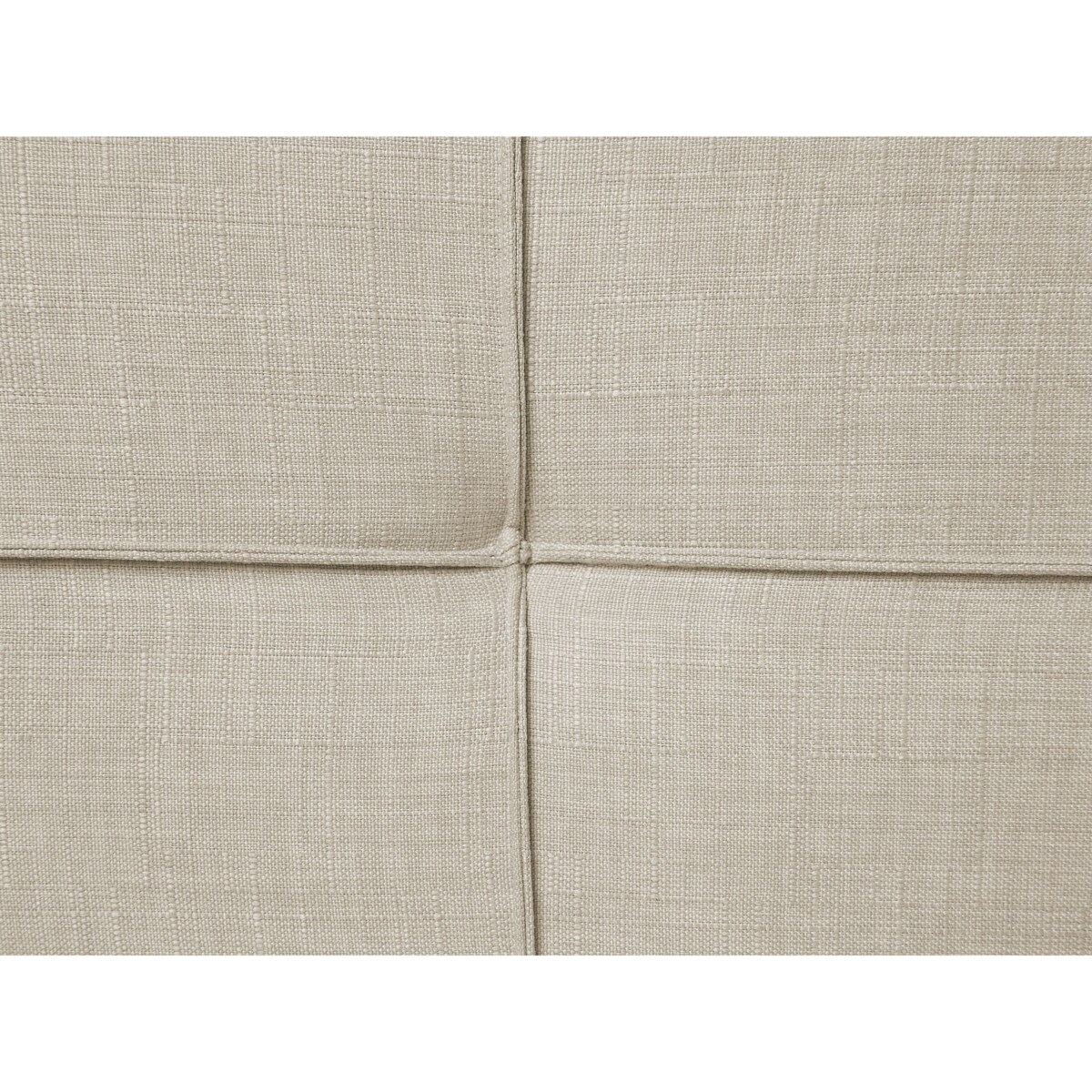 Łóżko tapicerowane 180 x 200 cm beżowe LANNION