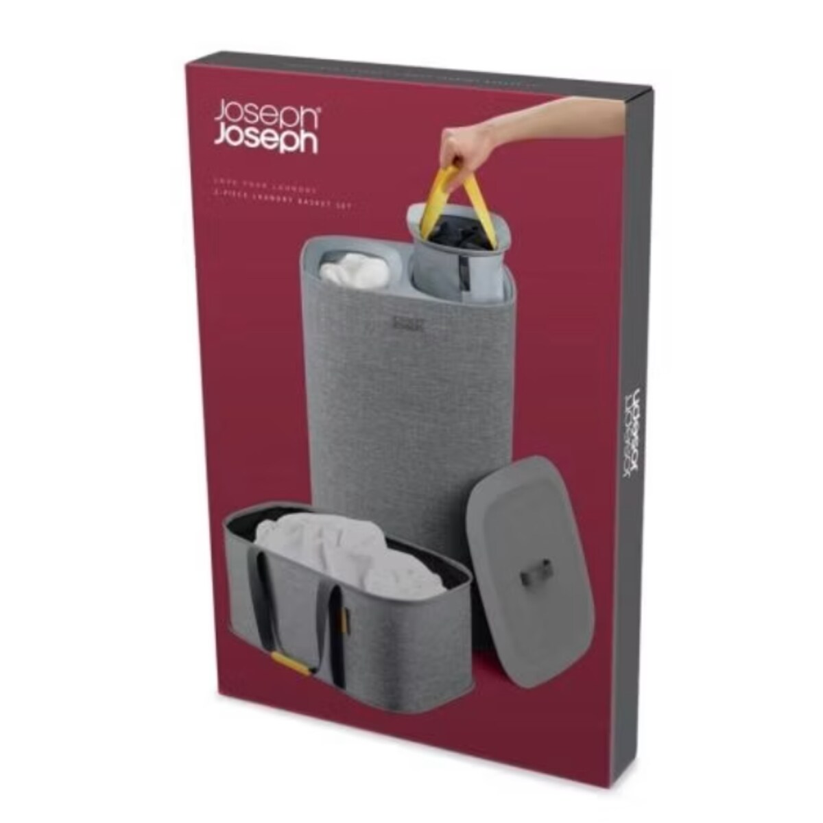Zestaw do pralni szary Tota, Joseph Joseph