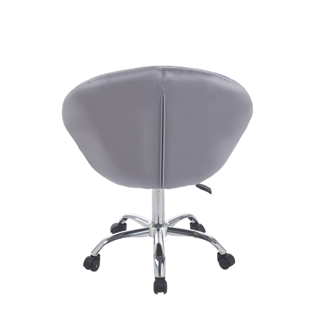 Fotel podnoszony ELEGANCKI obrotowy WELUR na kółkach RUNDO szary JUMIhome