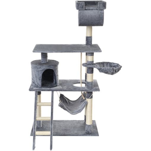 Drapak dla kota wieża legowisko domek z hamakiem 141 cm Funfit