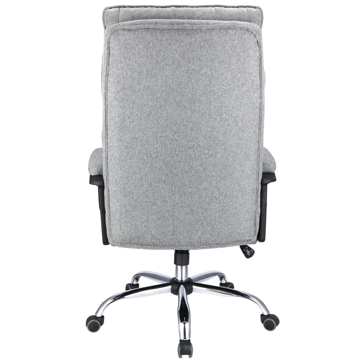 Fotel biurowy ESPO tkanina jasny szary