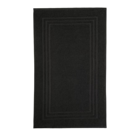 Kleine Wolke Lodge Wegański Dywanik Frotte czarny 50x 80 cm ECO LIVING