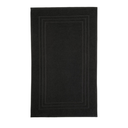 Kleine Wolke Lodge Wegański Dywanik Frotte czarny 50x 80 cm ECO LIVING