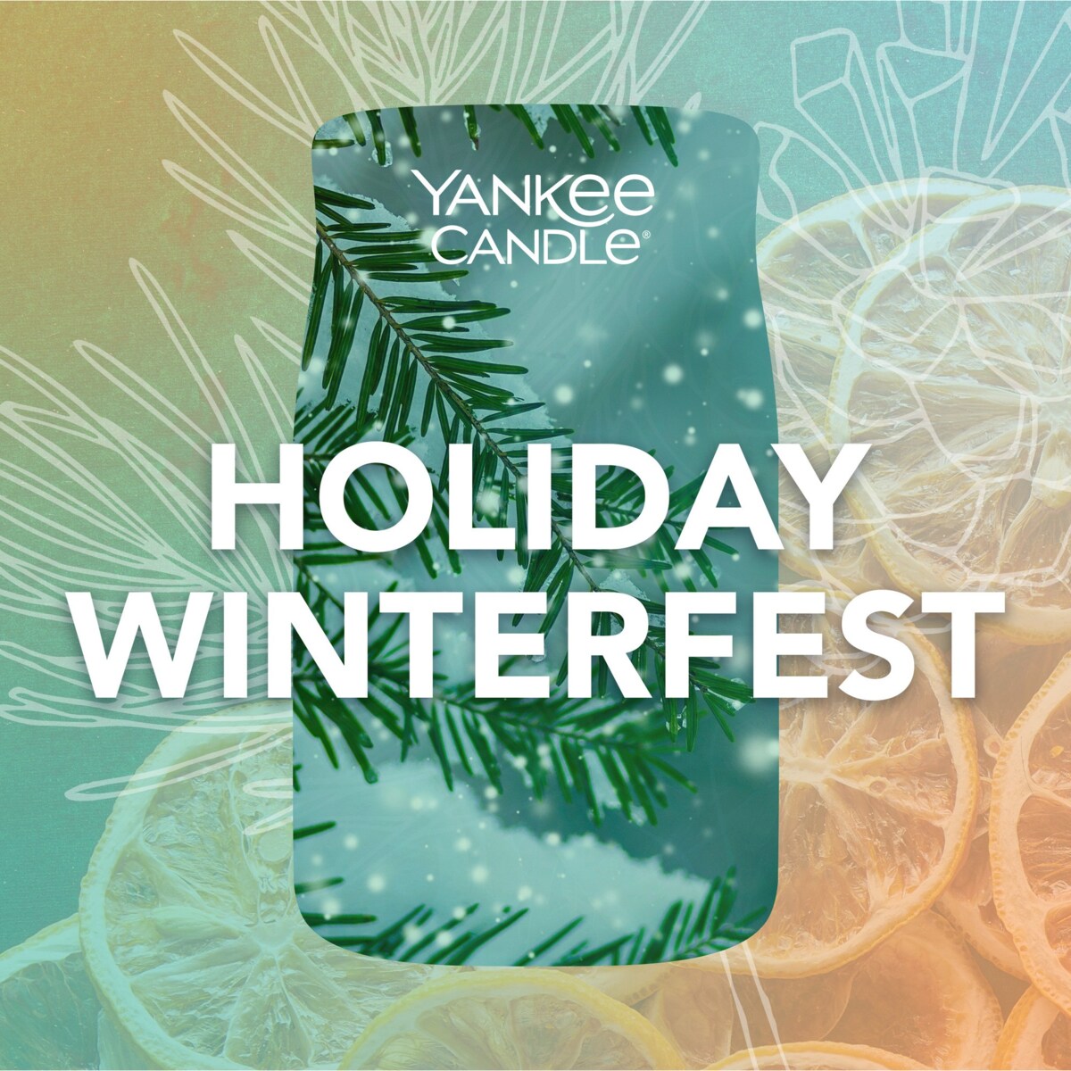 YC SIGNATURE – Świeca duża HOLIDAY WINTERFEST