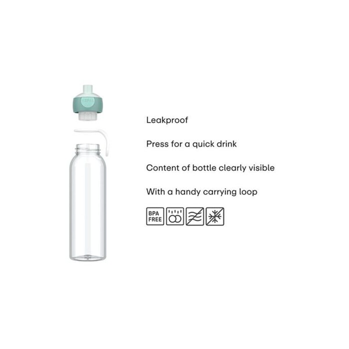 Butelka na wodę Campus 500 ml Cool Mint 107450090300
