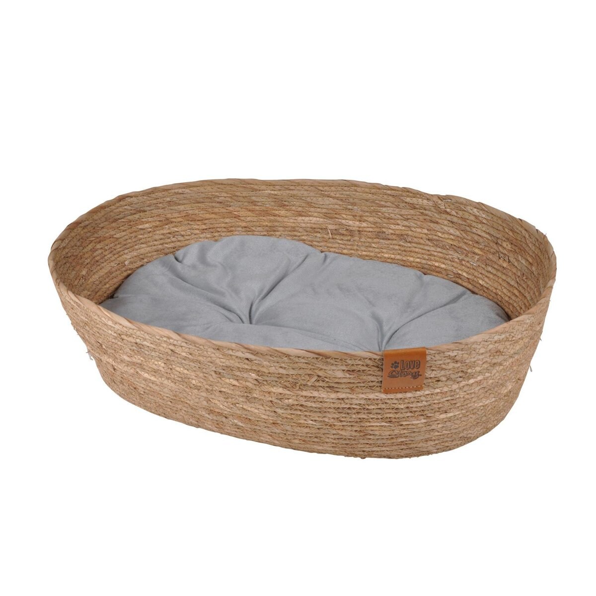 Zestaw plecionych koszy, hiacynt wodny, 2 szt.