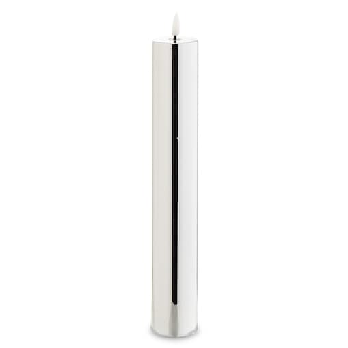Świeca LED z tworzywa sztucznego 34x5x5 cm LYS-4 srebrna