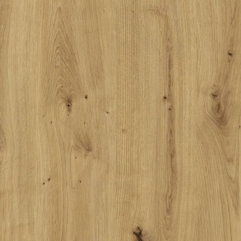 FMD Stojący, geometryczny regał na książki, dębowo-czarny