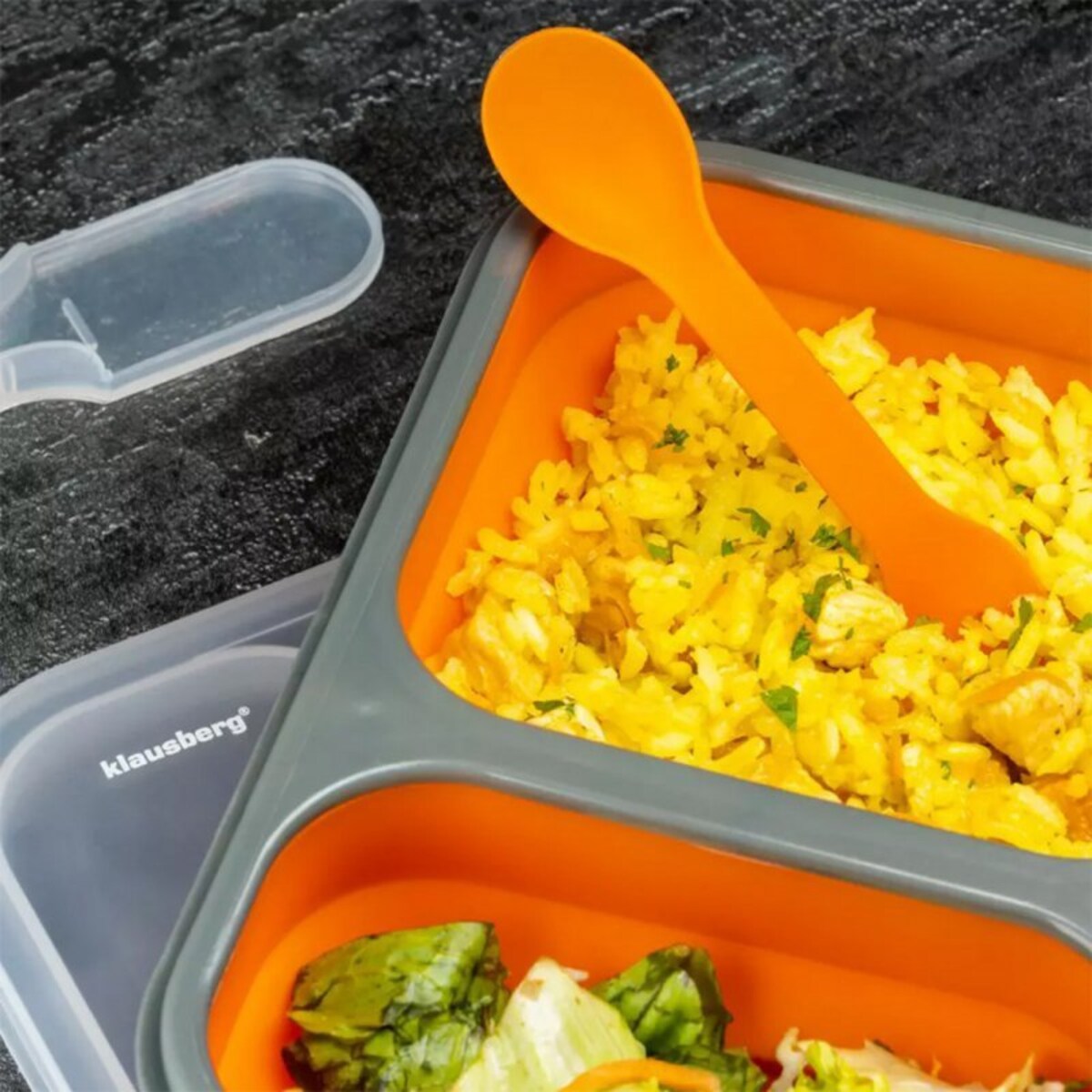 Silikonowy Składany Lunch Box Klausberg Kb-7023