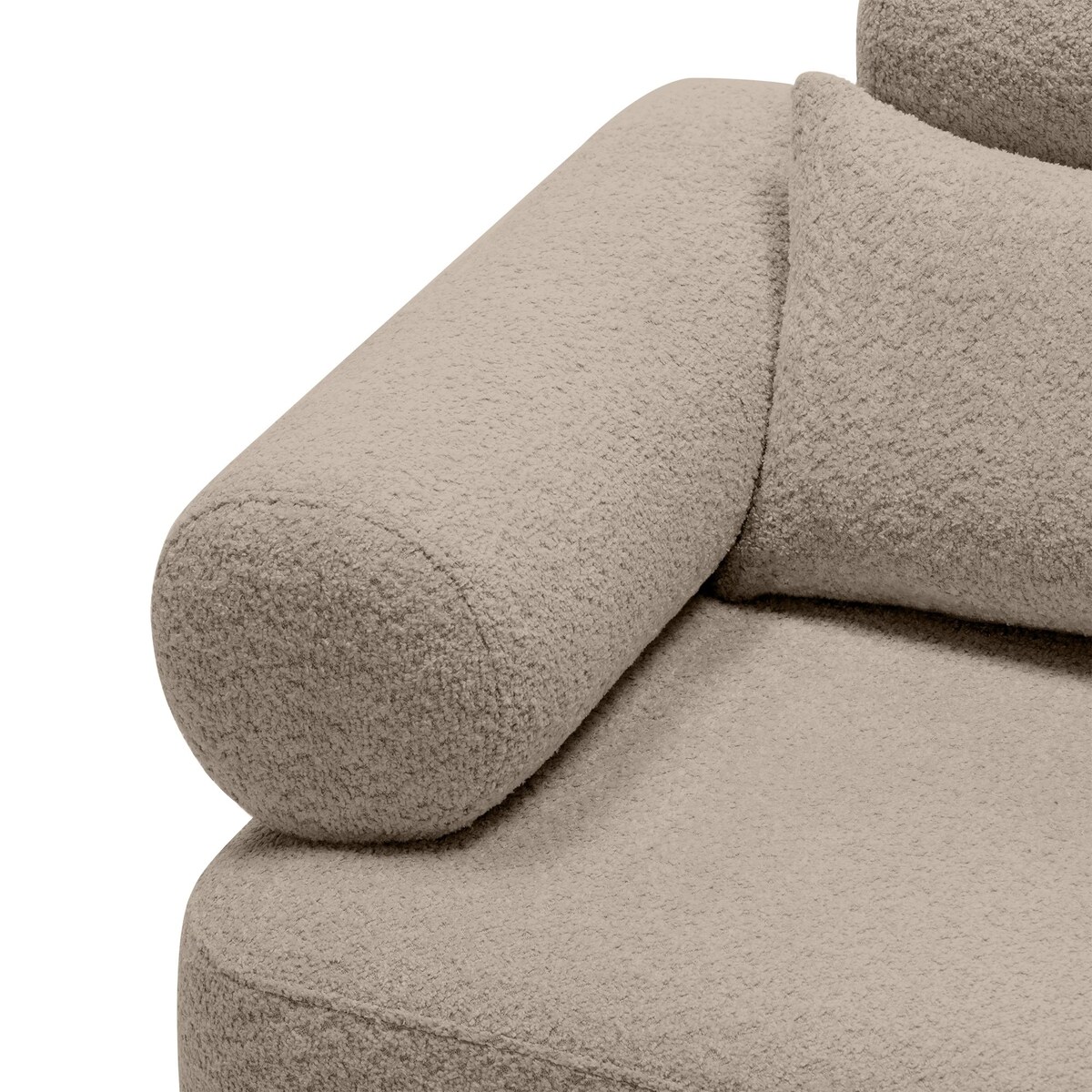 Fotel obrotowy 78x97x80 cm MOGEN jasnobrązowy