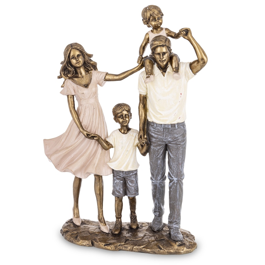 Dekoracja - Figurka młodzi rodzice 29x19x9 cm FAMILLE