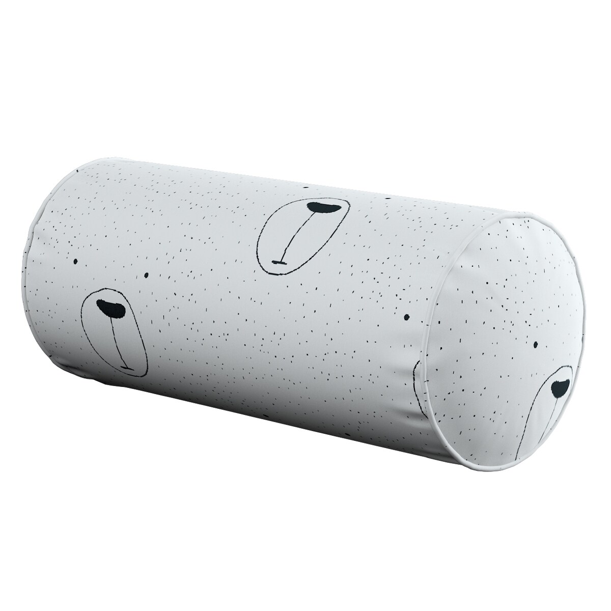 Wałek Ruby, ecru-czarny, Ø16 x 40 cm, Magic Collection