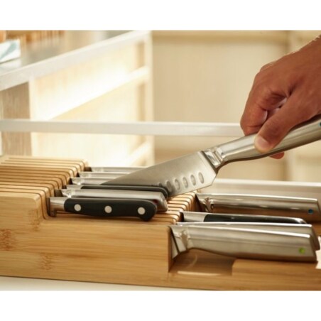 Dwupoziomowy organizer na noże DrawerStore Joseph Joseph