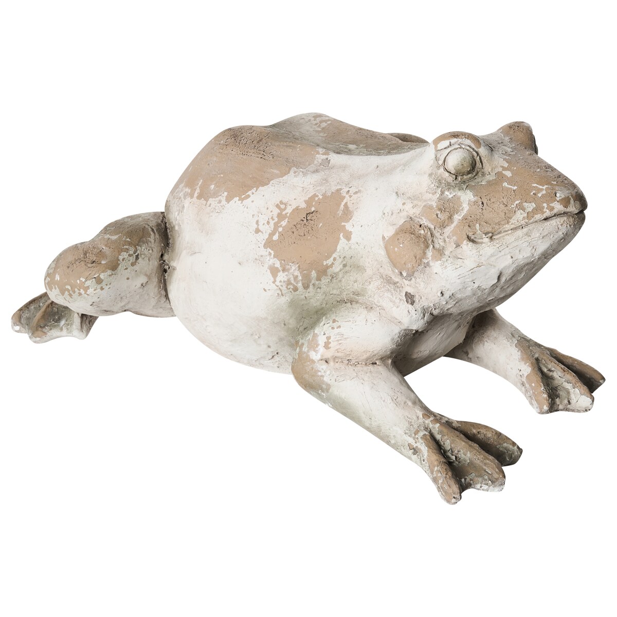 Figurka ogrodowa CARAPELLE Żaba Beżowy