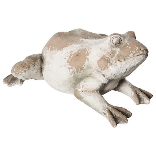 Figurka ogrodowa CARAPELLE Żaba Beżowy