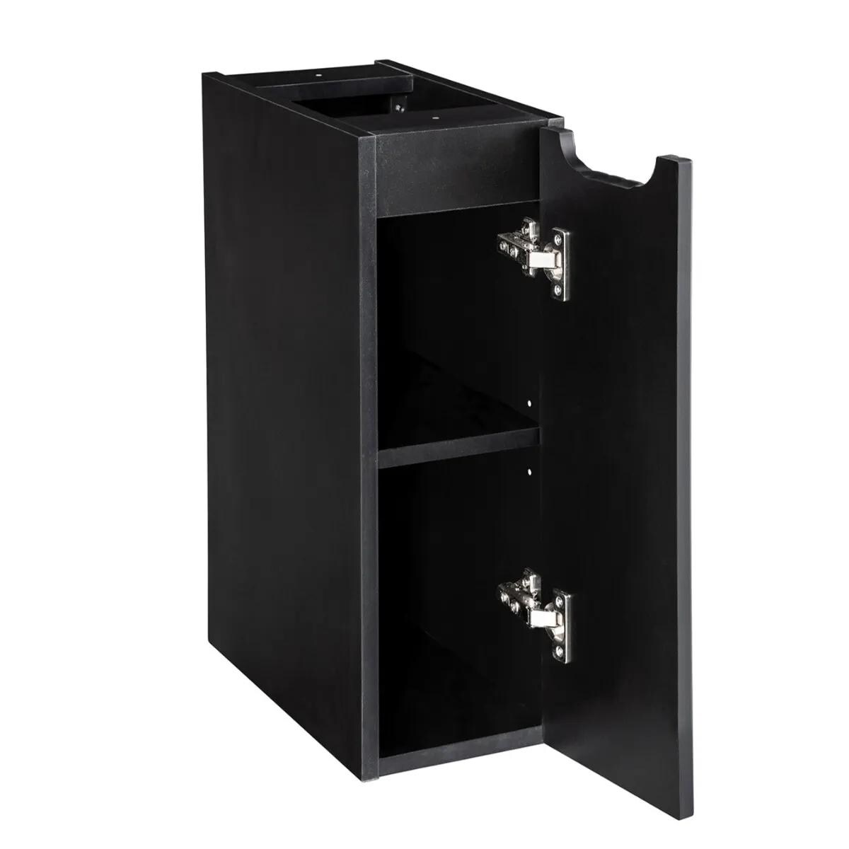 Szafka łazienkowa NOVA BLACK D2 81-20-1D 20cm czarna